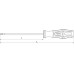 SDP1125 Thorvik Отвертка крестовая PHILLIPS® PH1x125 мм